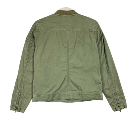 Eddie Bauer Army Green Military Utility Jacket Womens Sz M - Picture 5 of 9